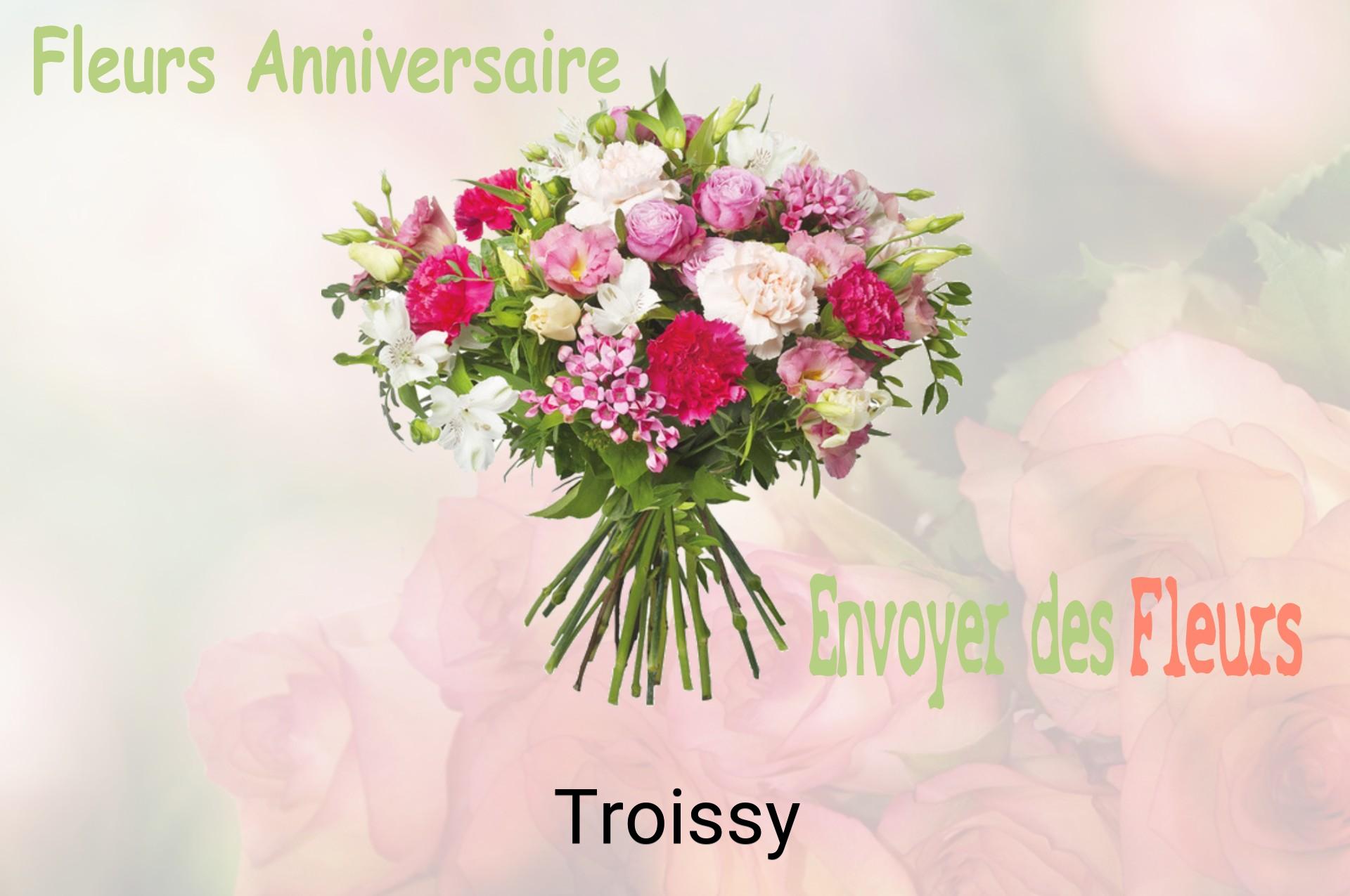 Bouquet de fleurs d’anniversaire livré à Troissy